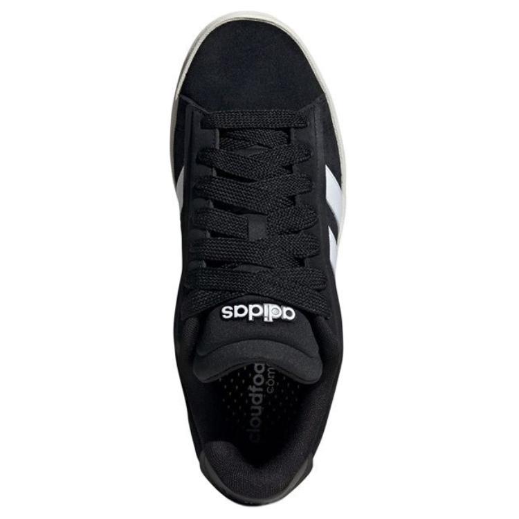Adidas Кроссовки унисекс Grand Court Alpha Черный Белый Резина Core-Black Cloud-White JR0543