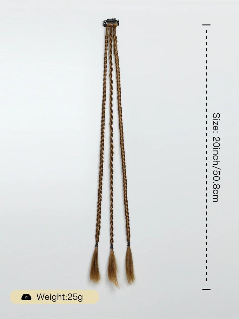 ALAN EATON 20-дюймовый синтетический парик, косы с зажимом, боксерская коса, дреды, наращивание волос на клипсе, грязные косички, боксерская коса, термостойкая