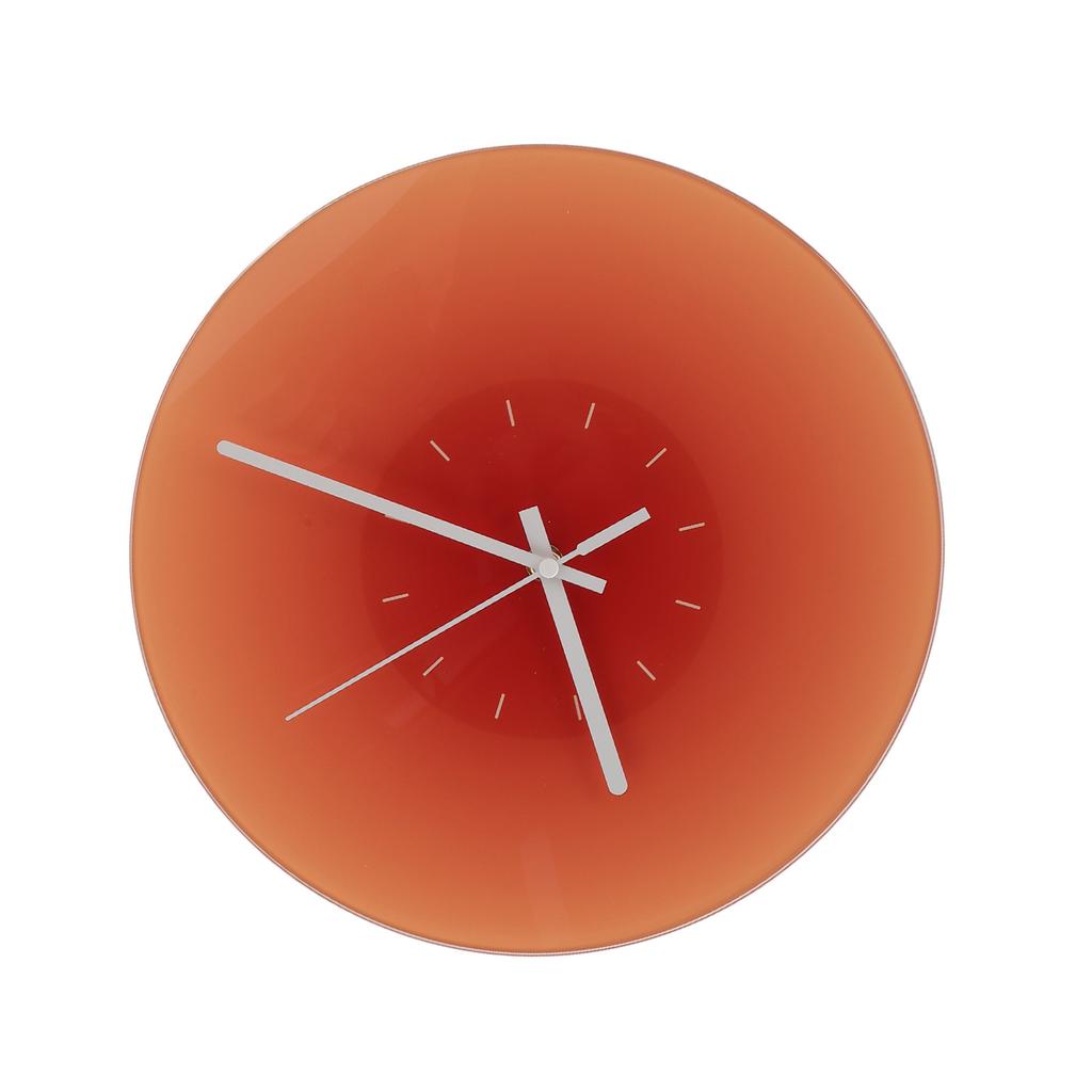 12-дюймовые стеклянные настенные часы с бесшумным ходом, работающие от батареек, круглые настенные часы для гостиной, кровати