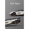 1/32 Lamborghini Aventador SC18 Alston Модель гоночного автомобиля из сплава Металлические литые игрушки Модель спортивного автомобиля Игрушка со звуком и светом Подарок