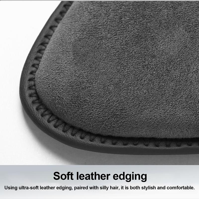 Leather Car Knee Cushion Pad Comfortable Universal Thigh Support Memory Foam Cushion Leg Knee Soft Pad Interior Accessories