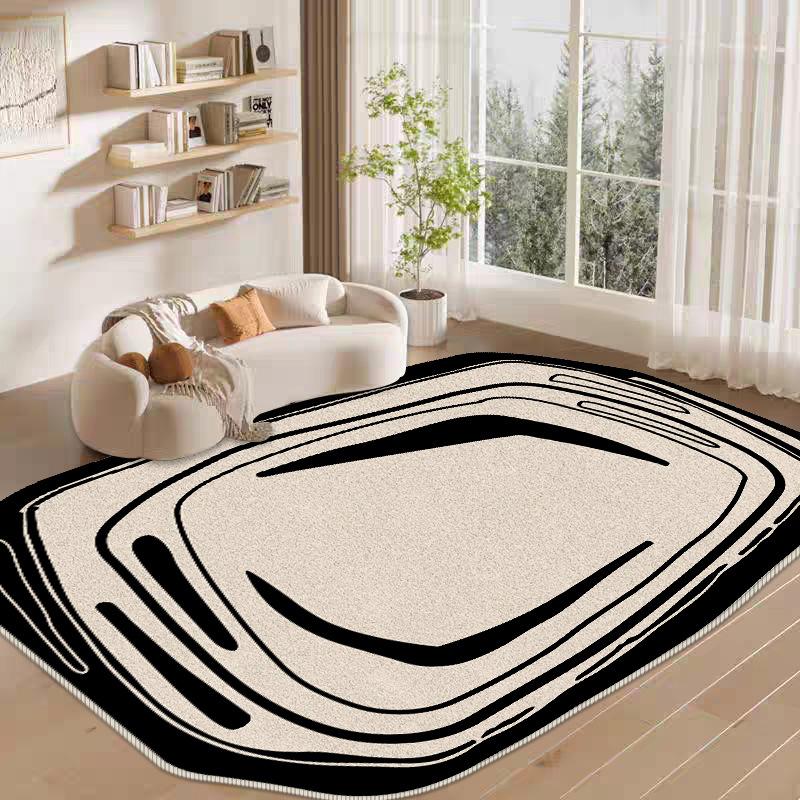 Nordic Irregular Carpet Спальня Прикроватный ковер Впитывающий Грязеотталкивающий Противоскользящий Гостиная Ковер