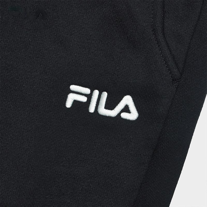 Fila Серия Heritage Модные Повседневные Удобные Однотонные Вязаные Спортивные Брюки Женские Брюки Насыщенно-Черный F11W348614F-BK