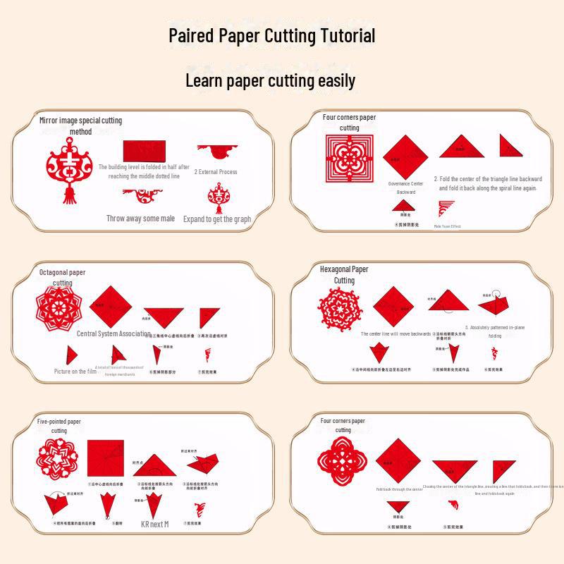 Набор для вырезания из бумаги для детей на тему «Год Змеи 2025»