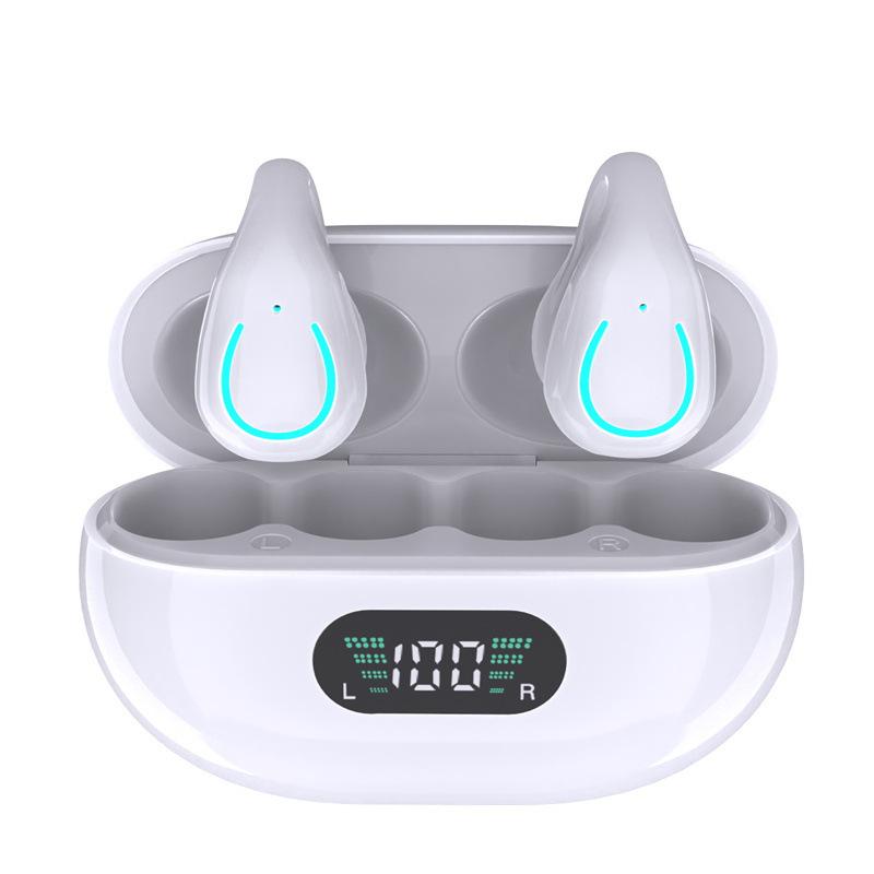 Clip on Wireless BT Earbuds Open Ear Sport Headphones for Cycling Running Air Conduction for Android iPhone