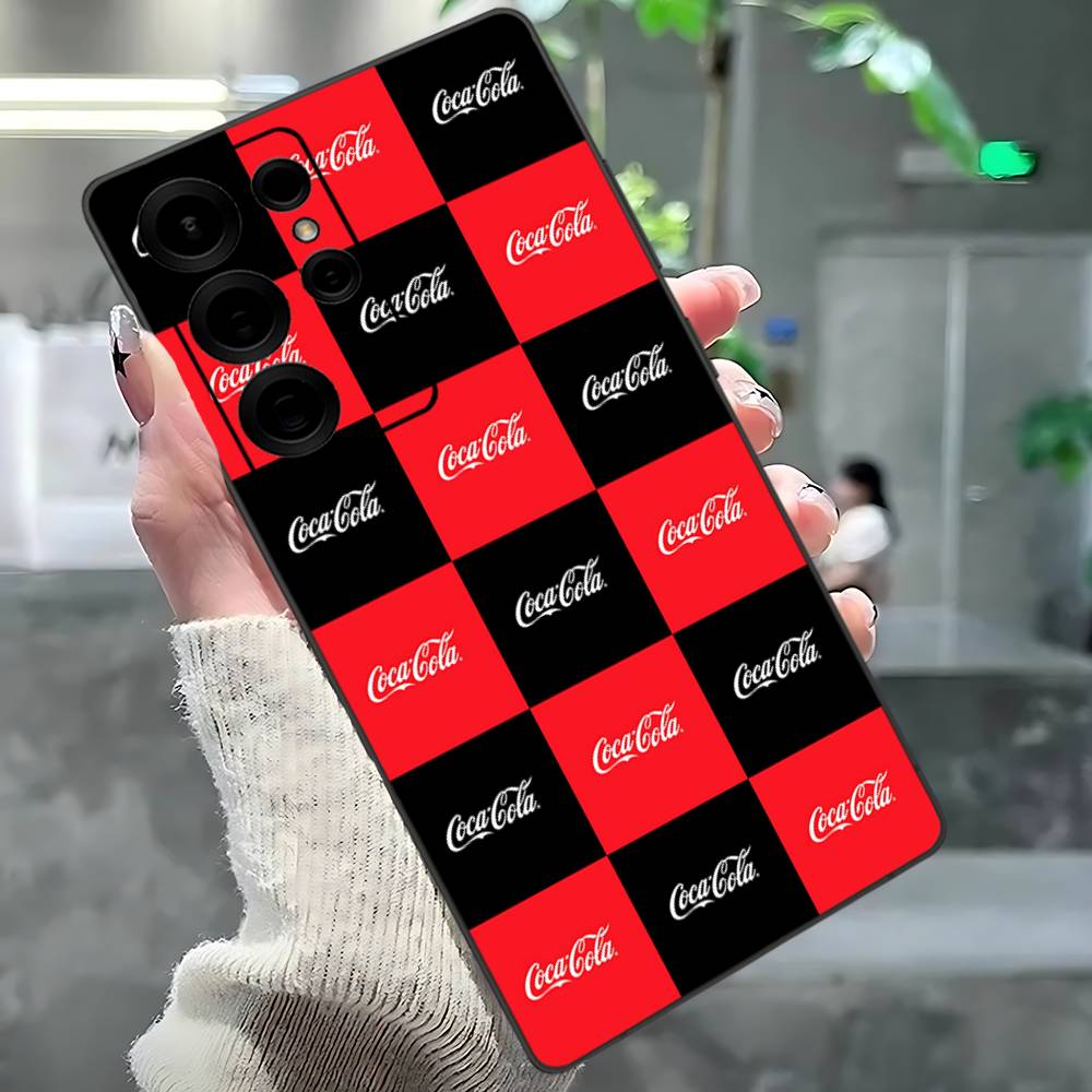 Coca-cola Vintage Phone Case For Samsung S 24 Fe 25 Ultra Plus 20 Lite 21 30 22 23 24 22 Ultra 5G Fundas