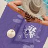 Классический Вкусный Логотип M-Milka Микрофибра Печатное Пляжное Полотенце Альпинизм Йога Пляжный Бег Впитывающее Мягкое Полотенце