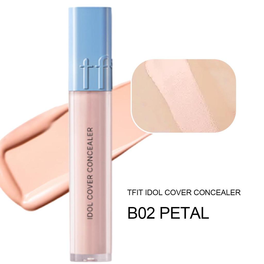 TFIT IDOL COVER CONCEALER 6,5 г B01/B02/B20/B30/N03/N4.5/W01/W02, Плотное покрытие, Кремовая текстура, Естественный финиш, Корейская косметика, Корейский макияж