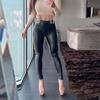 Women Winter Plus Size PU Leather Leggings Warm Thickened High Waist Sexy Tight Pencil Pants