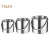Stainless Steel Ice Bucket 1.6/2/3L Double Wall Insulated Seamless Structure Thickened Handle Ice Bucket for Parties Bars