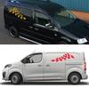 2 шт. Боковые наклейки на двери автомобиля Для Fiat Scudo Тюнинг Аксессуары Фургон Спортивные Буквы Графика Гоночный Стиль Виниловый Декор Наклейки