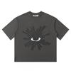 Unisex Streetwear Graphic Print Puff Ink Tee Loose Fit Cotton T-Shirt Teens Adults