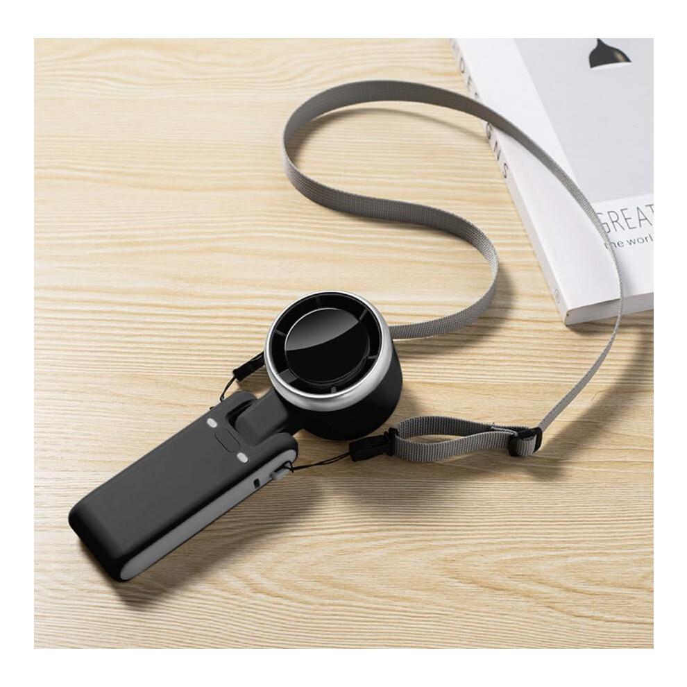 Portable Handheld Fan with LED Display, USB Rechargeable, 5Speed Foldable Fan for Travel