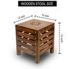30.48cm Wooden Stools Living Room Chair Sitting Home Desk Office Furniture Home Furniture  Outdoor