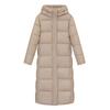 Medium and Long Loose Cotton Clothes Winter Fashion Hooded Thickened Cotton Clothes Over The Knee Jacket
