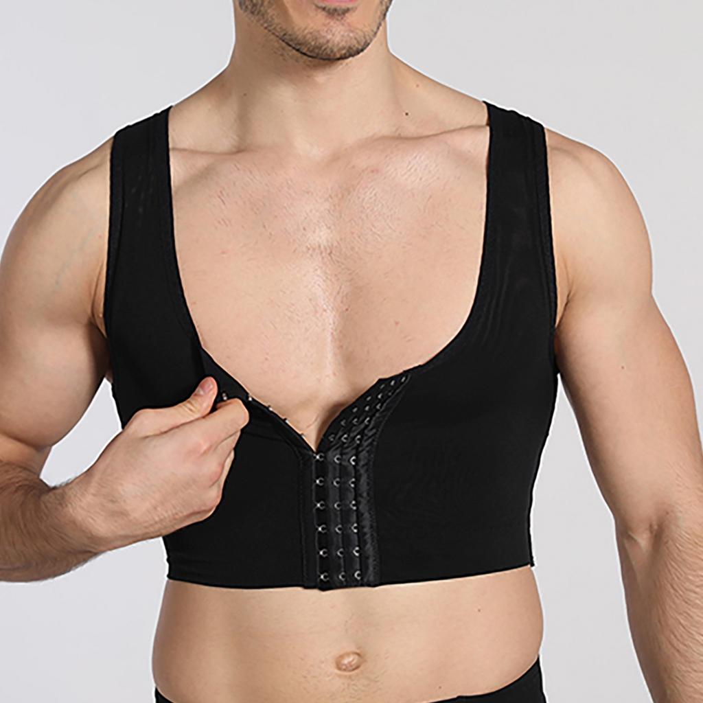 Men's High Elastic Breathable Anti-chest Bulge Chest Shaping Vest Bandage Body Shaping Underwear