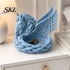 Multifunctional Accessory Holder 3D Printed Pegasus Jewelry Organizer Bowl, Winged Horse Trinket Tray, Elegant Nightstand Tray Sculpture Desktop