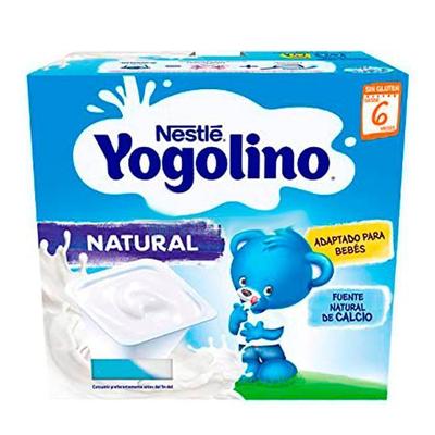 Nestle Yogolino натуральный без сахара 4x100 г