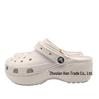 Женские клоги на платформе «Звезда», увеличивающие рост, - стильная, универсальная обувь на среднем каблуке для улицы и пляжа