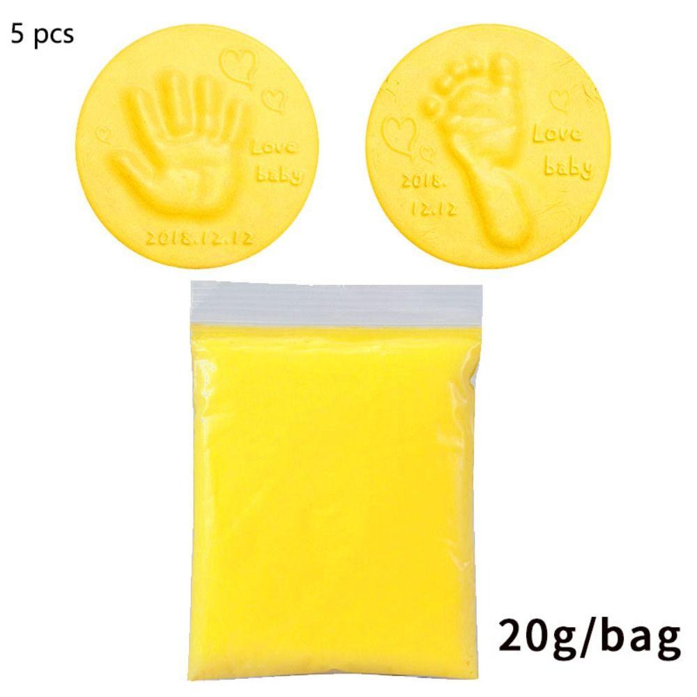 Пластичность Глина и Тесто Пластилин Обучение Отпечаток Ноги Грязь Глина Пушистый Отпечаток Руки Новорожденного