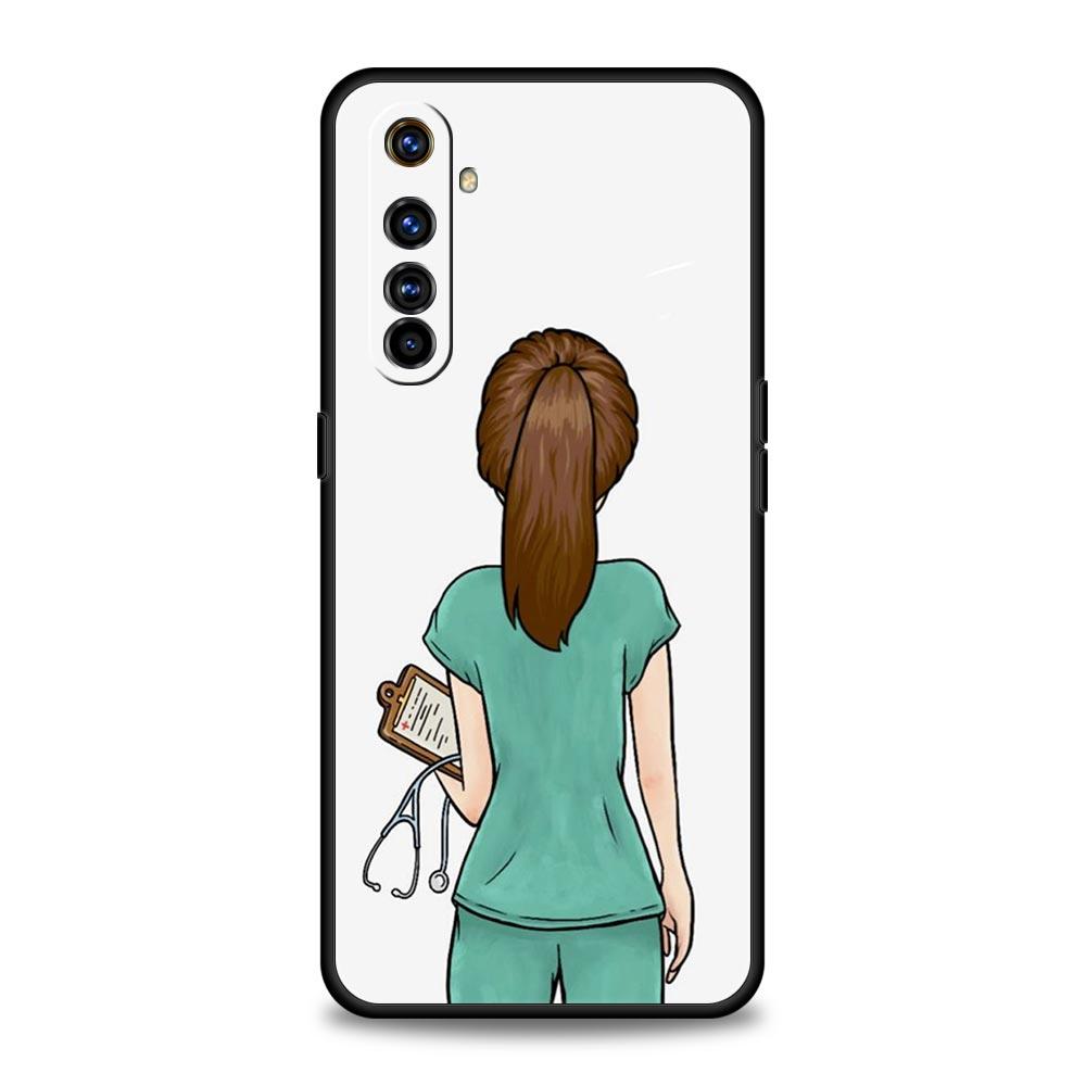 Медицинский чехол Доктор Медсестра Медицина Для Realme 12 11 10 9 8 5G 7 6 GT5 GT3 GT2 Pro C21 C25 C35 Для Realme GT Neo 2 3 3T 5 Чехол
