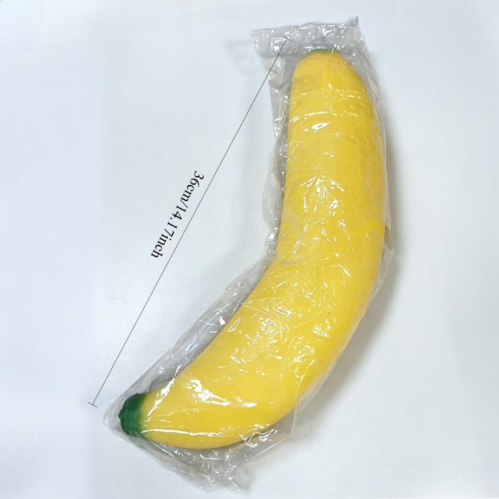 16.5In Banana Squishy, Jumbo Squishy Banana Giant Big Realistic Banana Moldable Soft Squishys Slow Rising Stress Ball For Anxiet