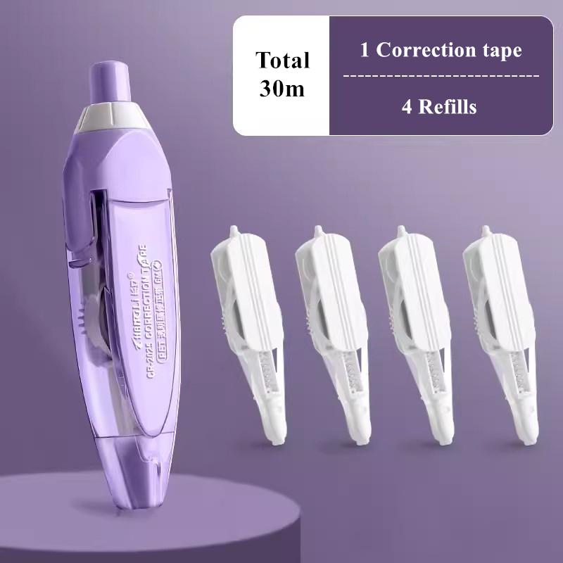 Тип пресса Kawaii Корректирующая лента Сменные сменные стержни Белый корректор Группа Студенческие японские канцелярские принадлежности Школьные принадлежности