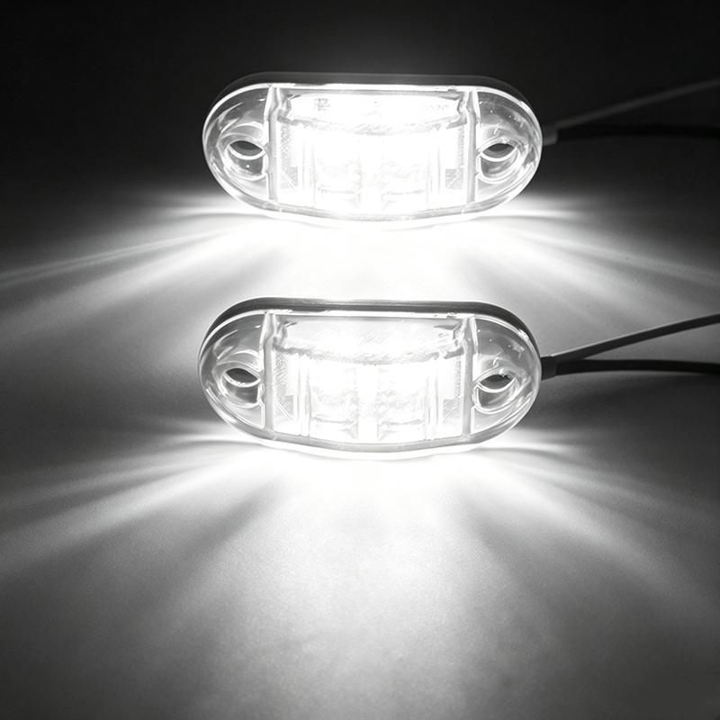 2/5/10PCS 12V 24V Universal Marine Boat Navigation Light Truck Warning Signal Side Marker Lights Clearance Lamp Car Accessories 3