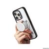 Trendy Celebrity-Style C-Shape Wave Pattern MagSafe Magnetic Silicone Phone Stand with Drop Protection for Women
