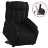 VidaXL Fauteuil Inclinable, Chaise de Relaxation avec Dossier, Siège avec Accoudoirs, Fauteuil TV de Salon, Moderne, Noir 3205264