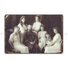 Romanov Family Portrait 1913 Metal Signs Club Custom Pub Wall Decor Mural Tin Sign Poster