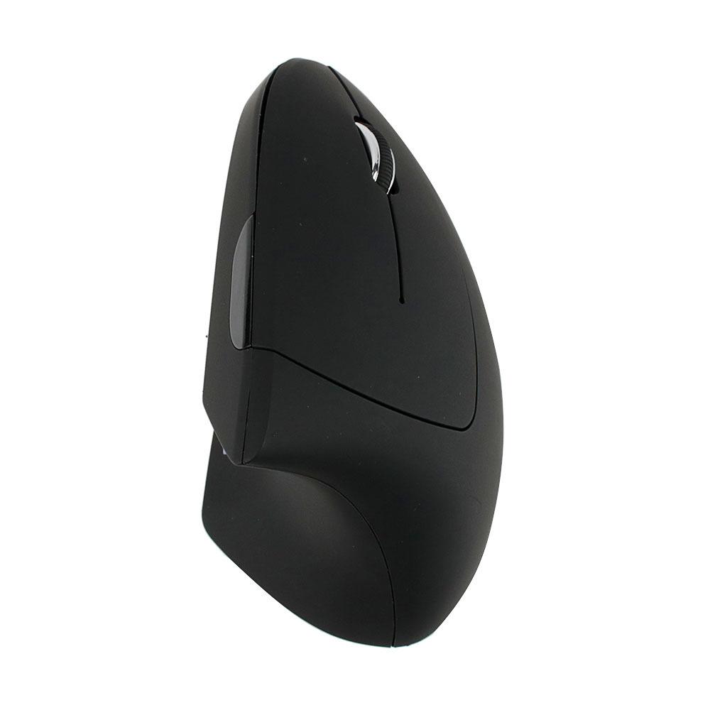 Ergonomic Optical Vertical Mice 6 Keys USB Wireless Mouse 2.4GHz 1200DPI Black