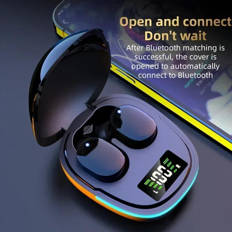 Беспроводные Bluetooth-наушники TWS Fone с микрофоном, светодиодным дисплеем, вкладышами, Bluetooth-гарнитурой, наушниками с шумоподавлением