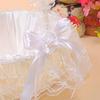 Bamboo Woven Handheld Wicker Basket White Lace Storage Fruit Basket High Quality Flower Basket