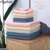 Твердые банные полотенца для взрослых, простые, повседневные, ярких цветов, хлопковые, приятные для кожи, впитывающие, многоразовые, универсальные, бытовые, корейского стиля