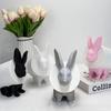 1PC Easter Bunny Ornament, Rabbit Toilet Tissue Holder 3D Printed Rabbit Tissue Roll Holder