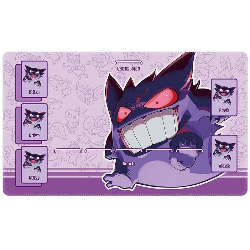 XXMm Diy Ptcg Flareon Gengar Card Battle Mat Ptcg Suicune Single Player Board Game Card Battle Card Pad Anime Toys