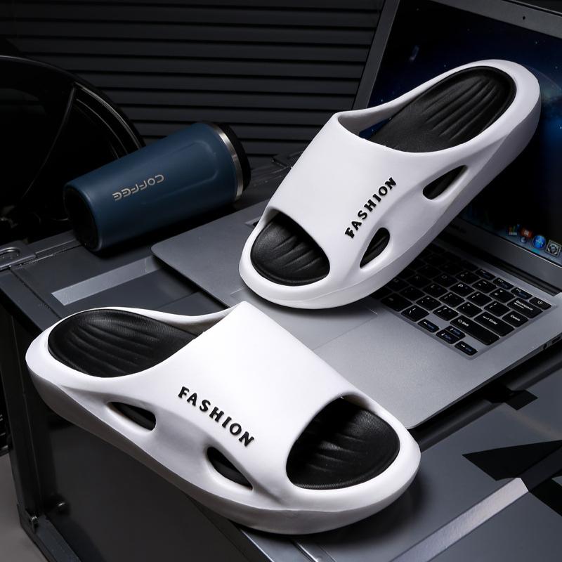 Мужская летняя верхняя одежда в тапочках 2025 Новые домашние домашние нескользящие классные тапочки на толстой подошве