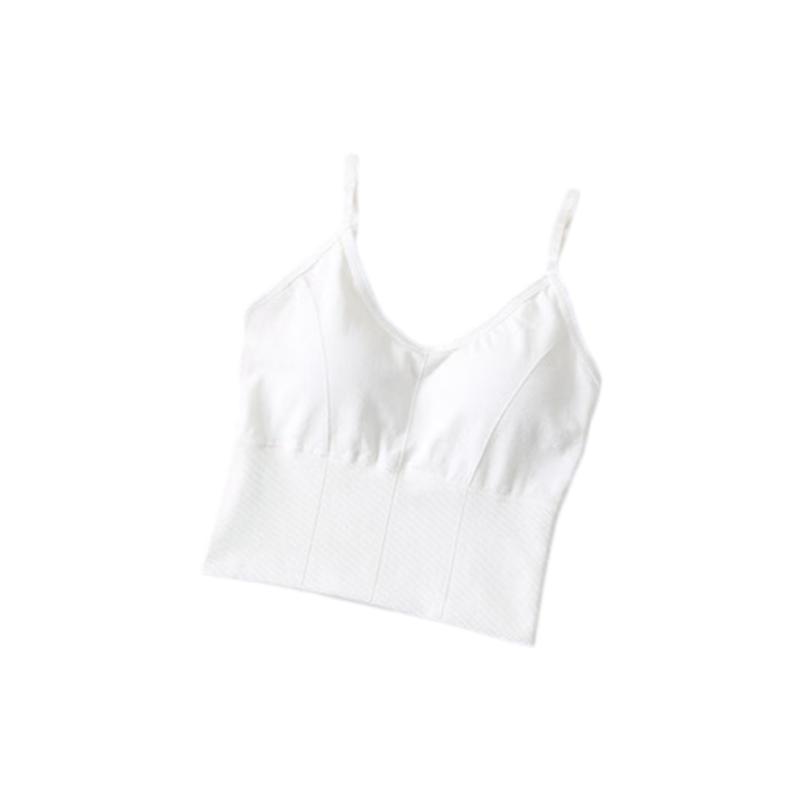 LangSha Women's Camisole Tank Top with Built-In Bra And Pads