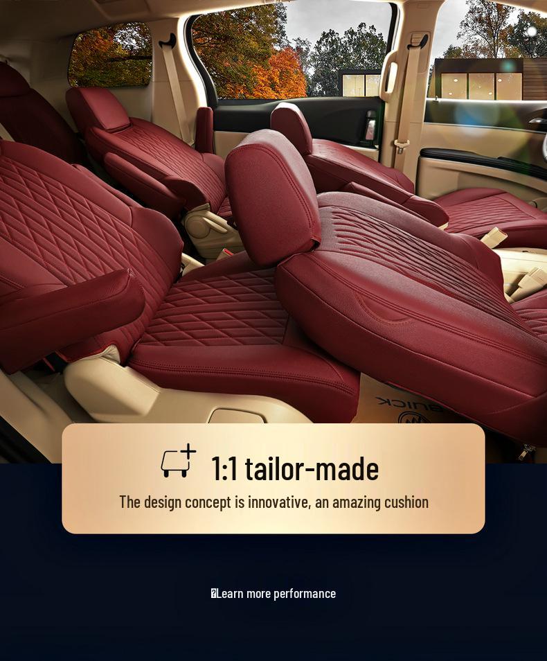 Buick Landzun GL8 Seven-Seat Leather Car Seat Cushion - All-Season Upholstery