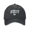 Бейсболка Hellfest Тяжелый Металл Музыка Летняя y2k Милые Хип-Хоп Кепки Для Пары Женские С Принтом Для Улицы Зала Регулируемые Бейсболки
