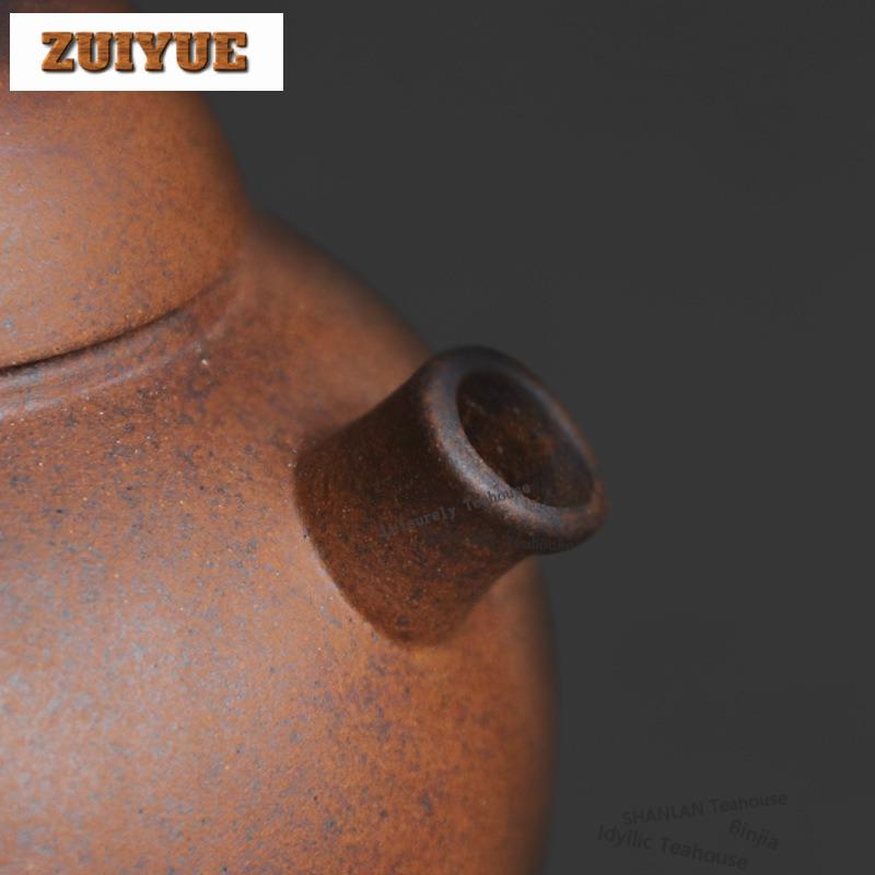 150ml Old Rock Clay Longdan Teapot Teapot Creative Tea Infuser Pot Tea Maker Kettle with Ball Hole Chinese Tea Set Decoration