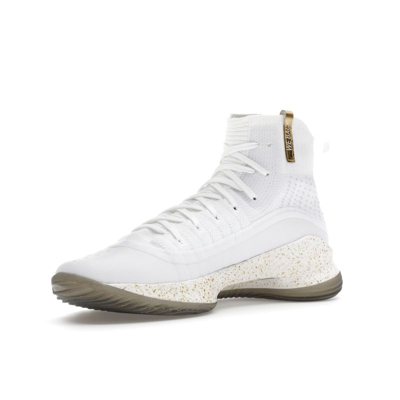 Under Armour Кроссовки унисекс Curry 4 Retro White Gold 2024 Lemon-Ice Metallic-Gold 1298306-111