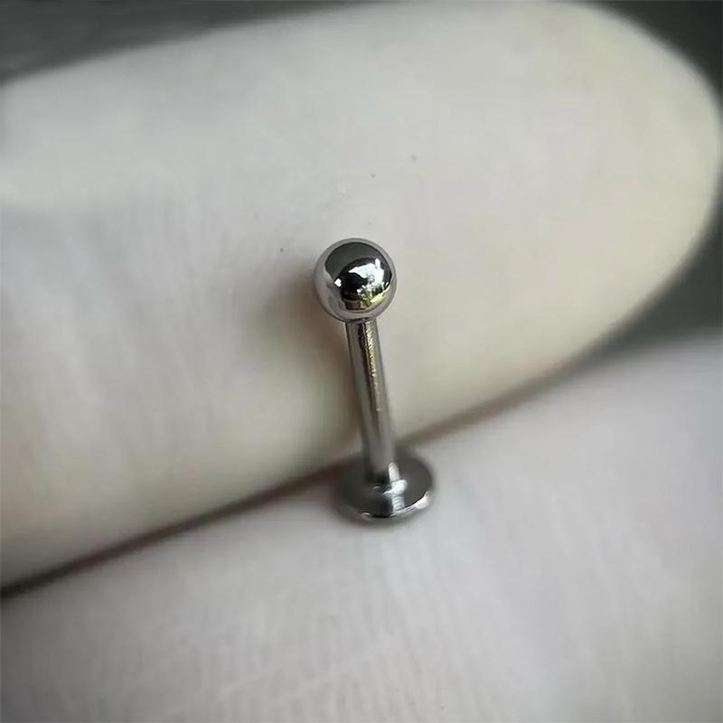 10 шт. ASTM F136 G23 Титановый Лабрет Пирсинг Губы Уха Серьга Хряща Козелка Языка С Резьбой Боди-Пирсинг