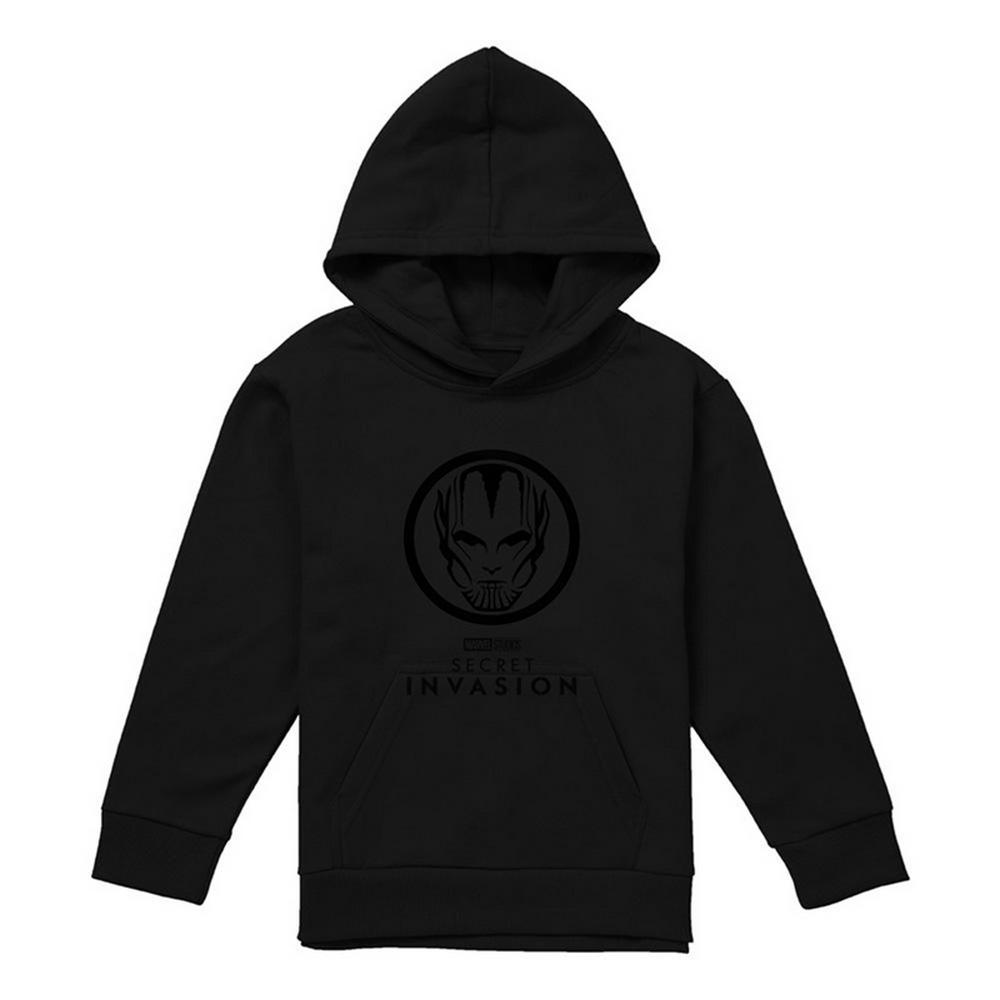 Secret Invasion Childrens/Kids Mono Badge Pull Over Hoodie
