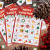 Reward Stickers Christmas Bingo Game Reusable Bingo Toys Set Children Gifts