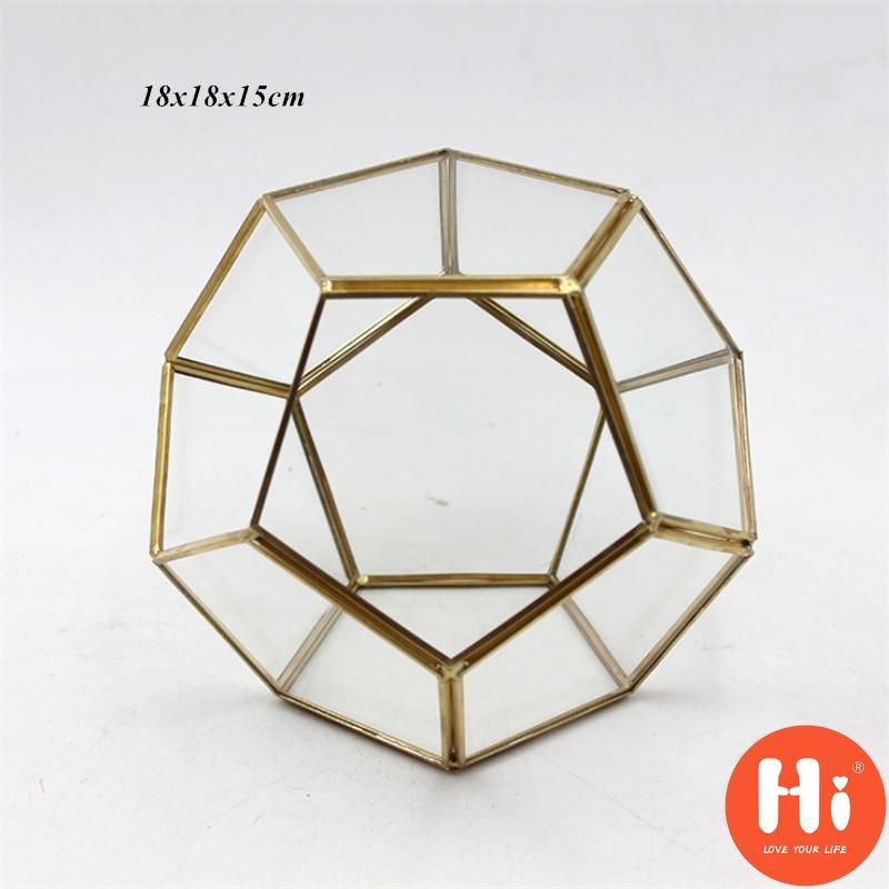 Привет Офис Настольный Дисплей Плантатор Суккуленты Горшок Цветочный Горшок Сказочный Сад Многогранник Стеклянный Геометрический Террариум БонсайПривет