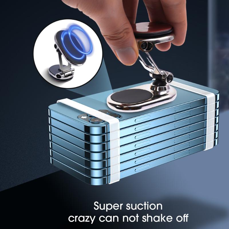 1080° Rotation Magnetic Mobile Phone Holder Upgrade Car Dashboard Mount Universal GPS Navigation Bracket Stand for Iphone 14