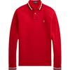 Polo FW24 Logo Embroidered Long Sleeve Polo Shirt Men Tops 710828370-002