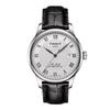 Tissot Le Locle Automatic Powermatic 80 Watch, Silver Dial, Leather Strap, Men's, T0064071603300